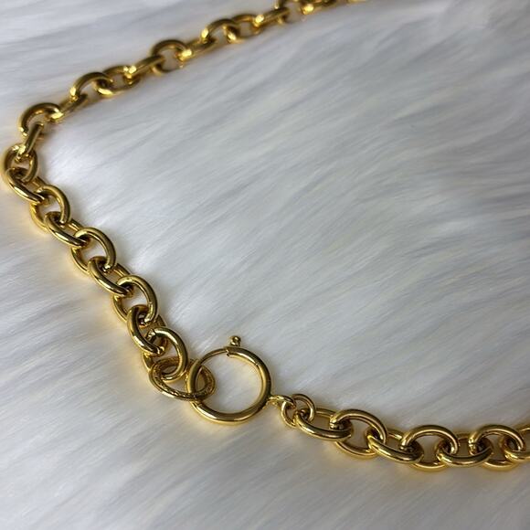 Authentic Chanel Vintage Coco Mark 94P Gold Pendant Necklace W/Box - Picture 6 of 9